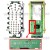 59-Key (2nd Version) Keypad PCB Replacement for Intermec CK70 , CK71